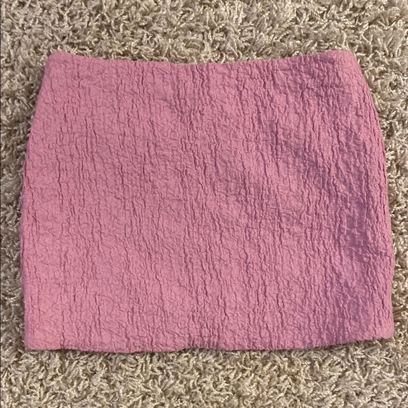 House of CB Pink Mini Ruched Pencil Skirt size XS - Picture 3 of 4